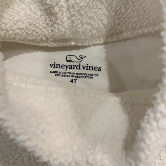 Vineyard Vines Girls 4T cozy white sweater - Picture 2 of 4